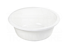 Wholesale 13-liter minimalist white basins, affordable bulk prices with custom logo printing services, Custom screen printed plastic basins for premium corporate gifts and promotional items, Thailand OEM
