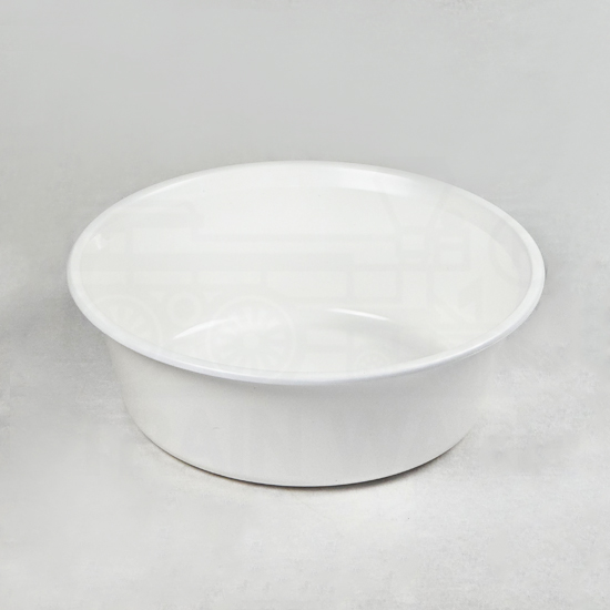 White medium plastic 10 litres basin wholesaler and manufacturer in Bangkok Thailand