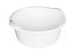 Wholesale 10.5L white plastic washbasins in bulk, affordable factory prices per dozen Bangkok Thailand