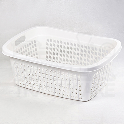 Wholesale White Rectangular Laundry Basket in assorted colors (Red, Blue, Green) OEM services in Thailand