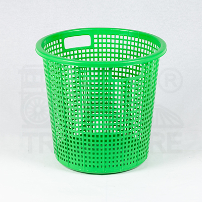 Wholesale Green Large Round Baskets (35cm) located in Rama 2, Bang Khun Thian, Bangkok, Thailand