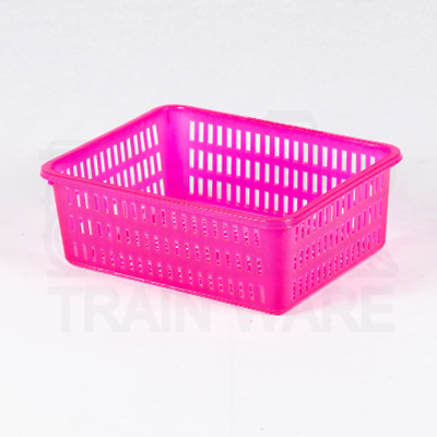 Wholesale Small Pink Square Baskets (30cm x 11cm) wholesaler in Rama 2, Bang Khun Thian, Bangkok, Thailand