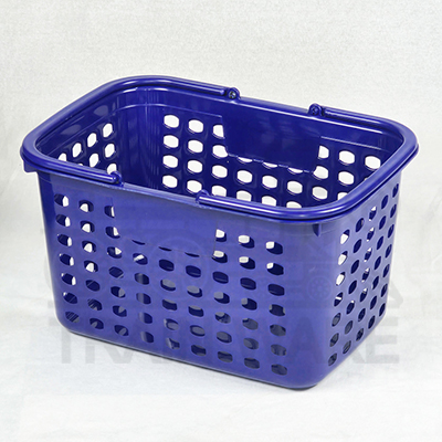 Wholesale navy supermarket shopping baskets at cheap price located in Rama 2 Bangkok Thailand