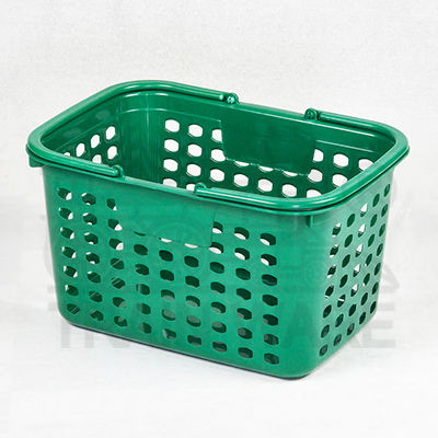 Wholesale green supermarket shopping baskets at cheap price located in Rama 2 Bangkok Thailand