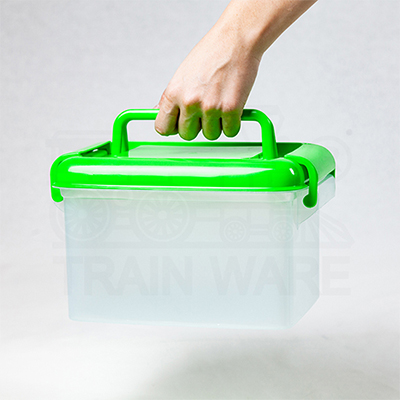 Wholesale and OEM 4L Clear Plastic Storage Box & Custom Logo Screen Printing service in Bangkok