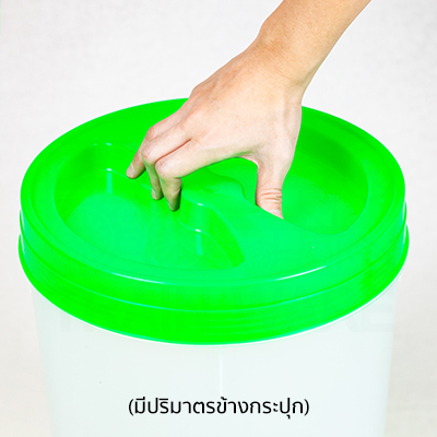 large 15-18L transparent food-grade plastic jars with capacity markings in Thailand