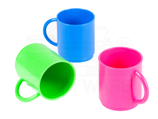 OEM Manufacturer for 250ml clear small plastic 7.5cm mugs with handles with custom logo screen printing in Thailand