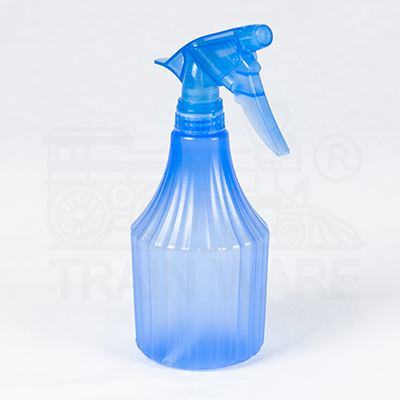 Wholesale 500mL Blue Cylindrical Plastic Spray Bottle in Thailand